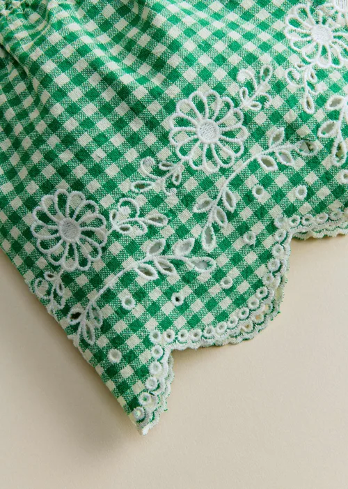 Short Nora - Vichy Vert — image 3