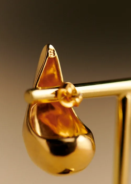 Boucles d'oreilles Justine - Doré — image 3