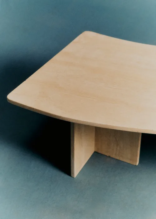 Table basse en travertin vintage - Travertin — image 3