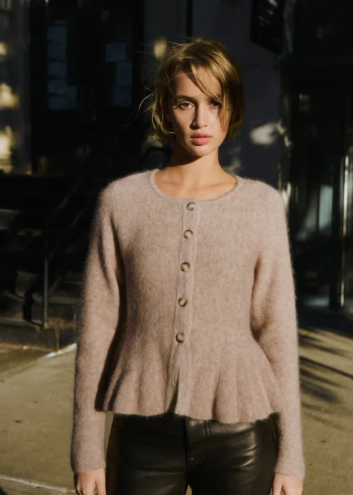 Gilet Karlie - Beige Chiné Clair