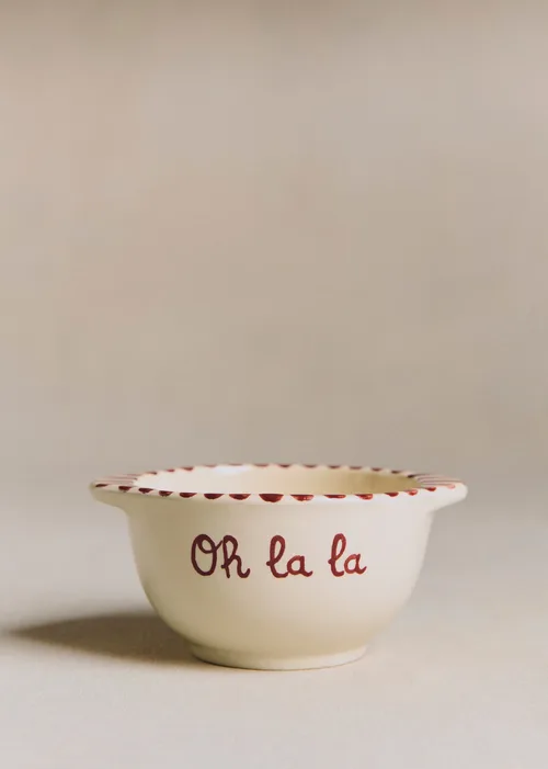 Bol Oh la la - Sézane x Maison Roussot - Rouge Foncé
