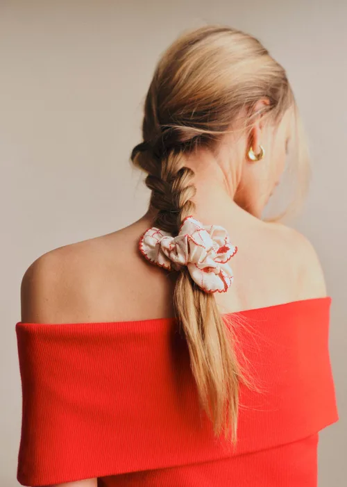 Chouchou - Broderie Coeurs Rouges — image 4