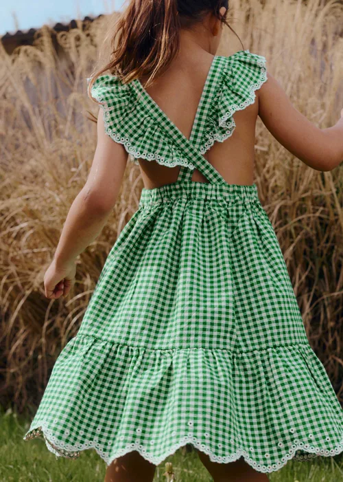 Robe Aurore - Vichy Vert — image 3