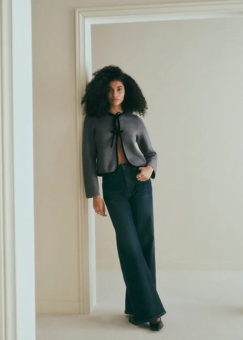 Gilet Susie - Gris détails noir — image 4