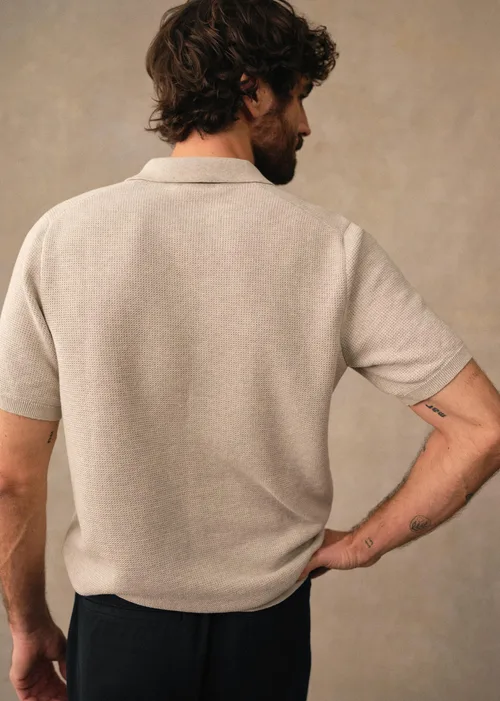 Polo Maille Sawyer - Gris Chiné — image 2