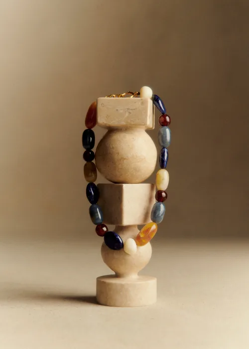Collier Morgane - Bleu Océan Multi