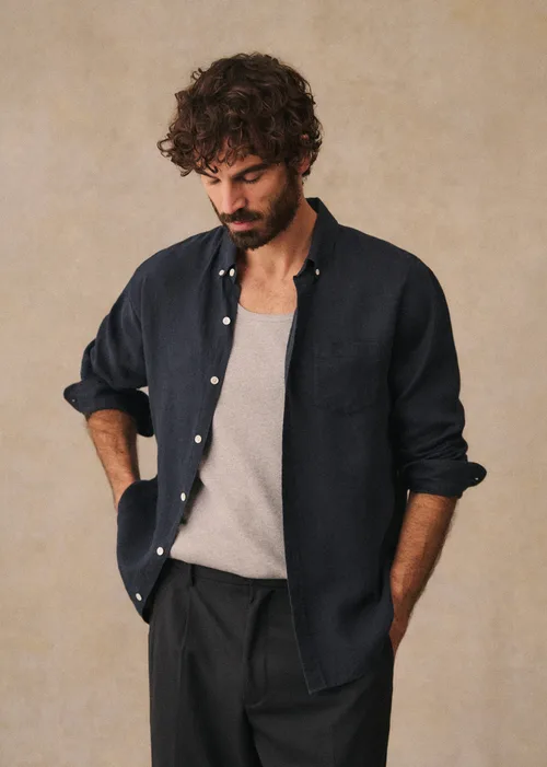 Chemise Charlie Lin - Marine — image 4