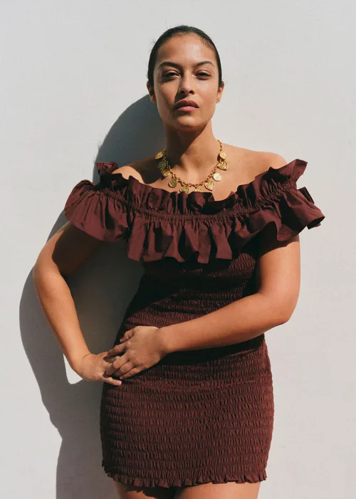 Robe Salomena - Acajou - Création Solidaire — image 4