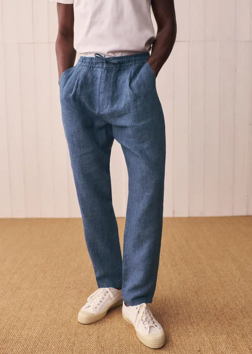 Pantalon Agnel - Bleu Chiné — image 7
