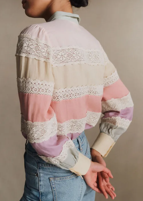 Chemise Claudio - Mix Dentelle Pastel — image 2