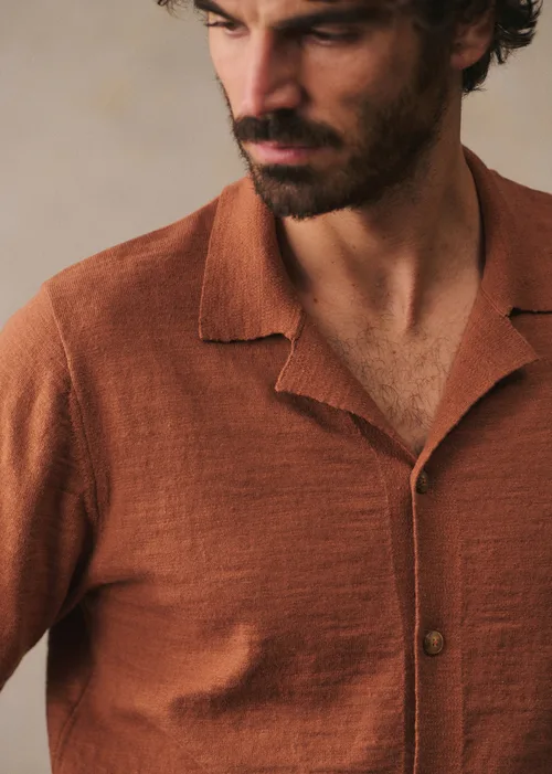 Chemise Maille Jonas - Camel — image 3