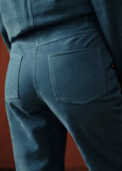 Pantalon Goran - Sézane x Baziszt - Bleu Vintage — image 3