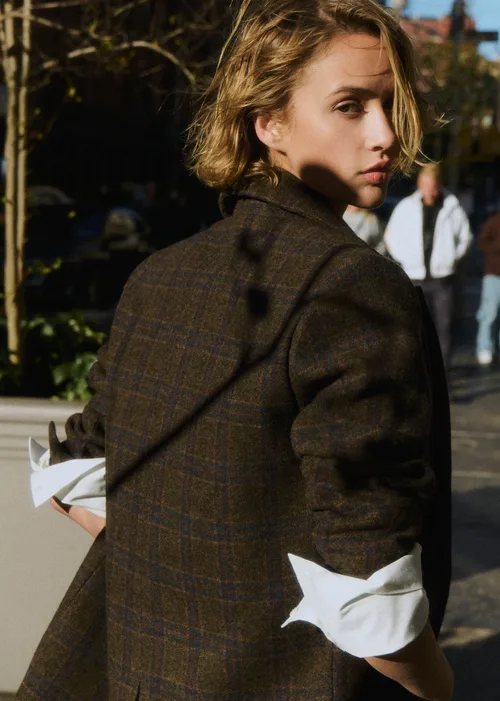 Veste Jack - Carreaux Vert Marron — image 3