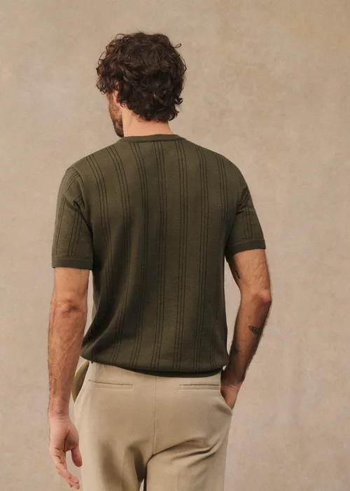 T-Shirt Maille Pio - Kaki — image 5