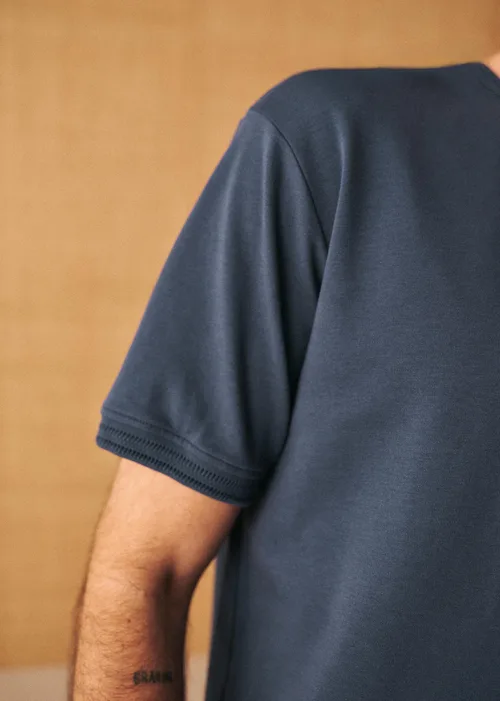 T-Shirt Aslan - Bleu Foncé — image 5