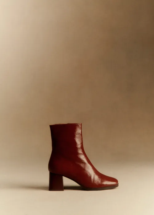 Bottines Axelle - Camel Vernis — image 5