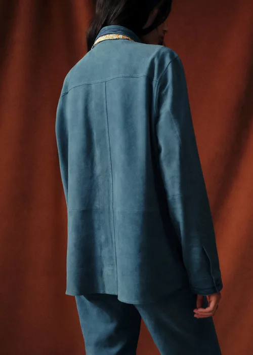 Veste Will - Sézane x Baziszt - Bleu Vintage — image 3