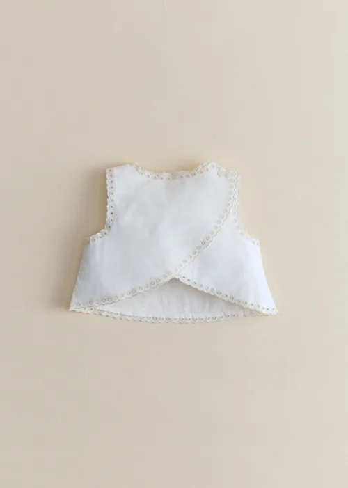 Top Batisto - Crème — image 4