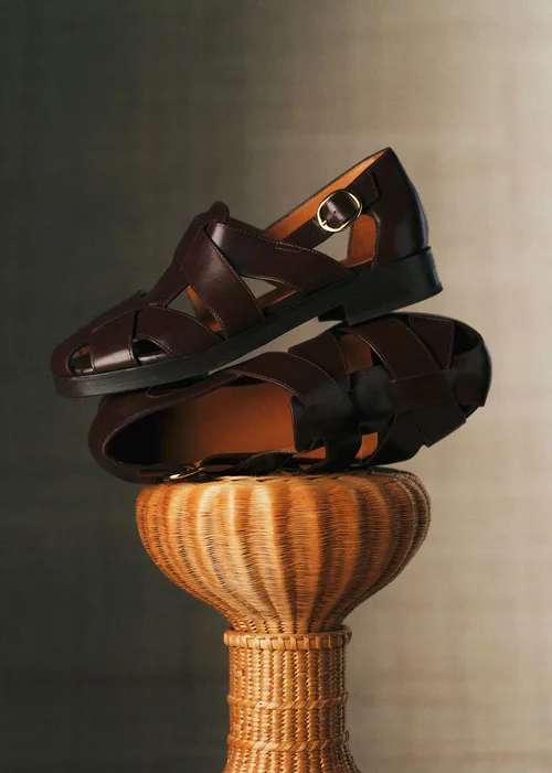 Sandales low Nellie - Chocolat Glacé