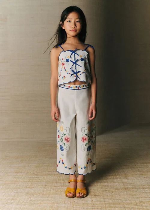 Pantalon Callie - Broderie Placée Spring — image 5