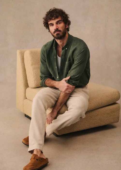 Chemise Charlie Lin - Kaki — image 2