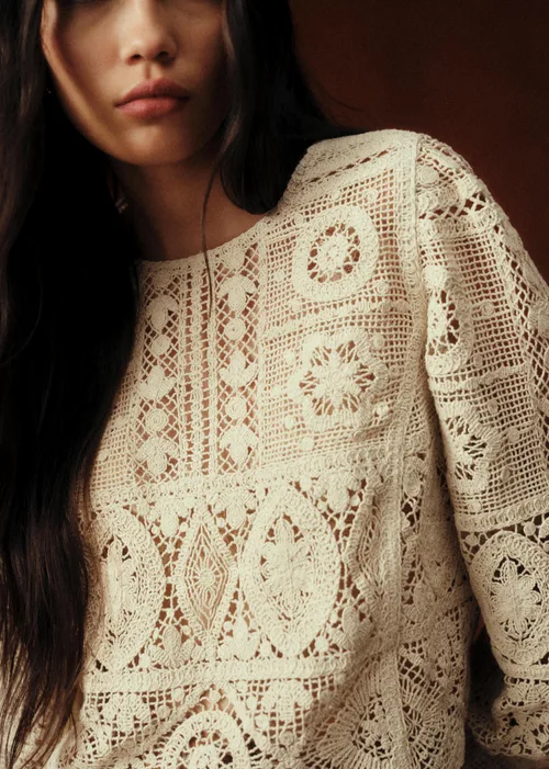 Blouse Jorden - Sézane x Baziszt - Ecru — image 3