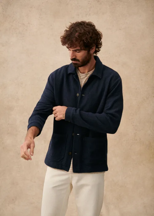 Veste Irwin - Marine texturé — image 4