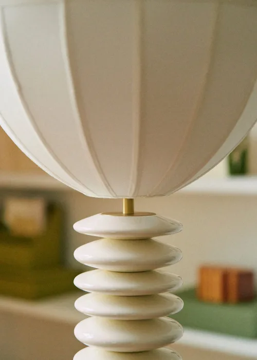Lampe Tango - écru - Abat-jour Tango - Coton écru — image 6
