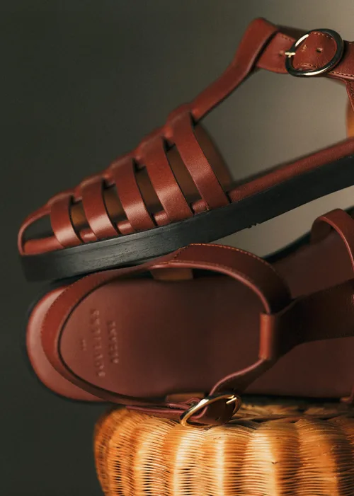 Sandales Low Carla - Cuir Naturel — image 6