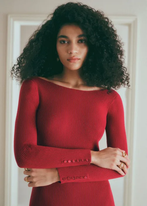 Robe Vivianne - Rouge Foncé — image 4