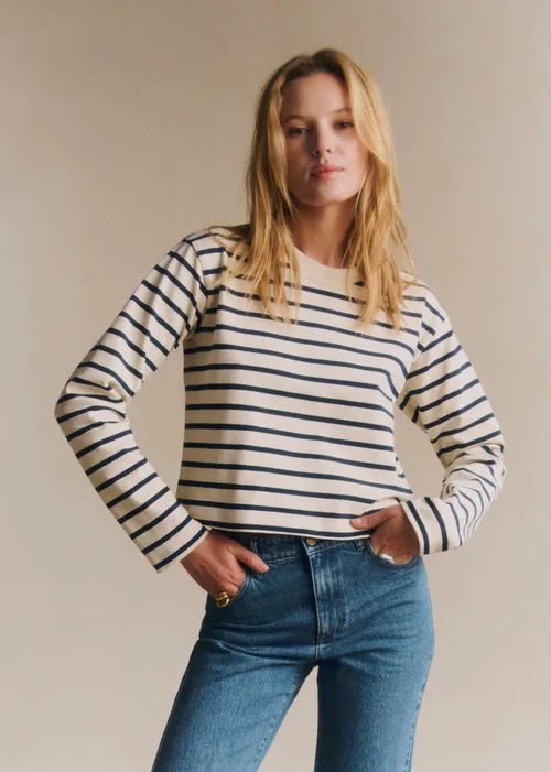 Marinière Elina - Écru / Marine — image 3