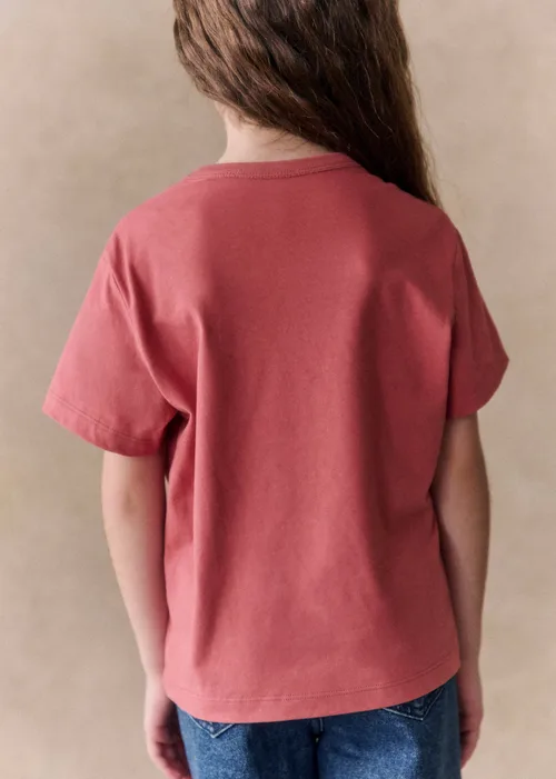 T-Shirt La Chamade - Bois de Rose / Bordeaux — image 4