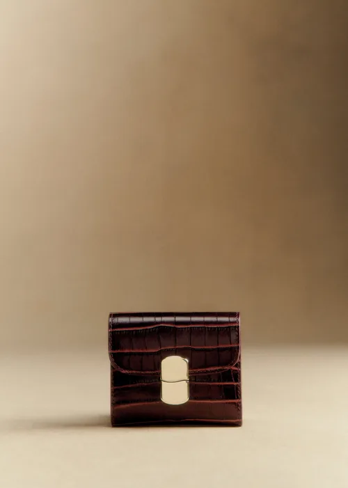 Portefeuille Petit Milo - Choco Croco