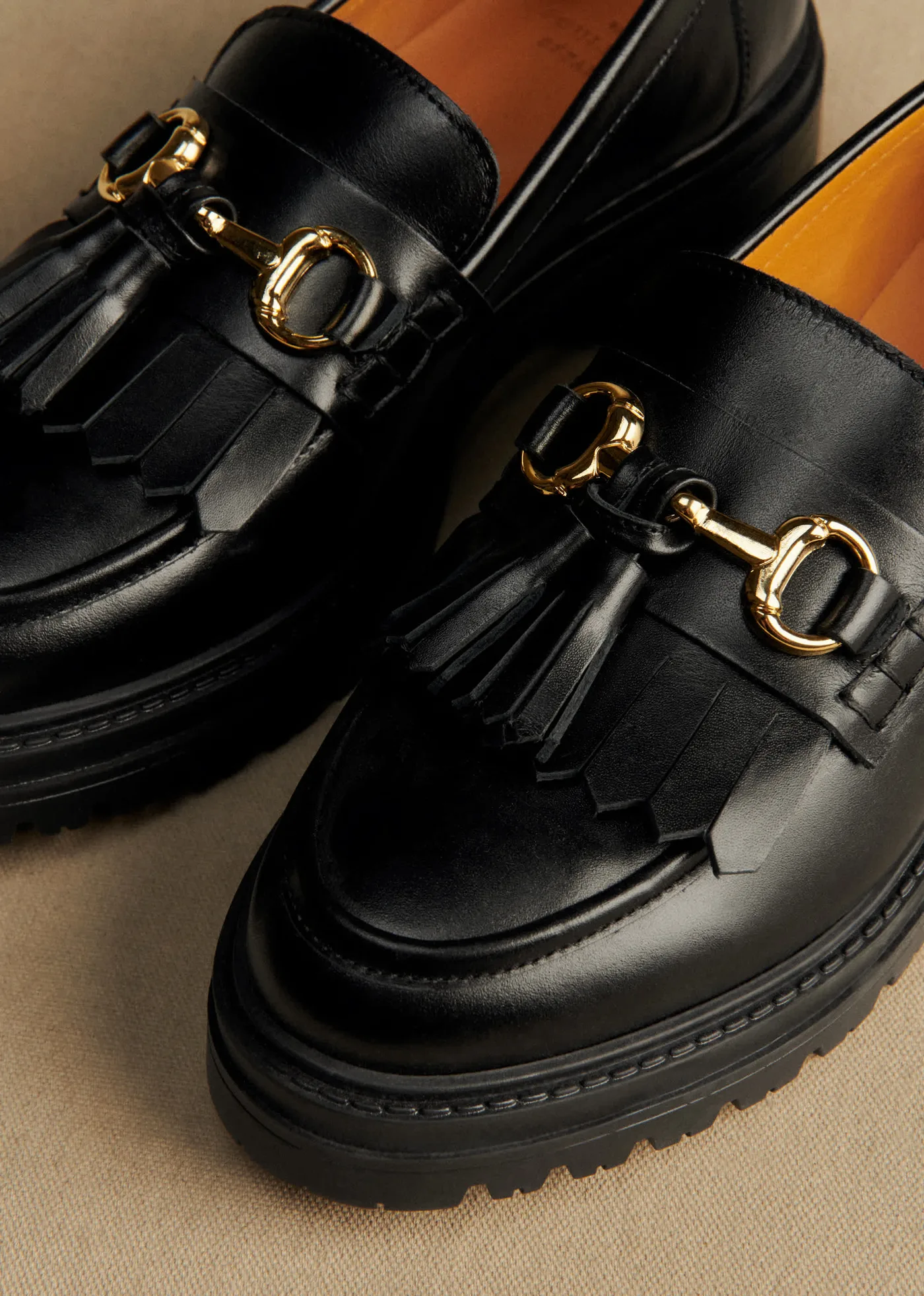 Mocassins Amy - Noir Glacé