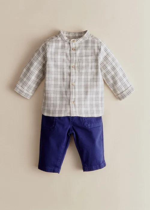 Chemise Benny - Carreaux Gris Doux — image 4