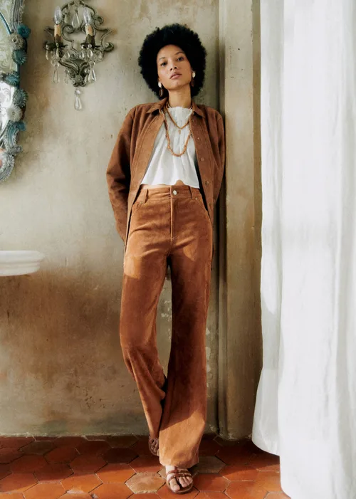 Pantalon Le New 70's - Camel Daim — image 3