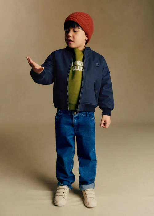Pantalon Giulio - Bleu Denim Délavé — image 4