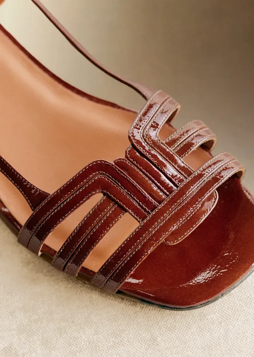 Sandales Low Josepha - Acajou Vernis — image 5