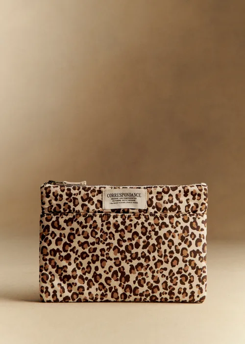 Maxi pochette plate - Léopard