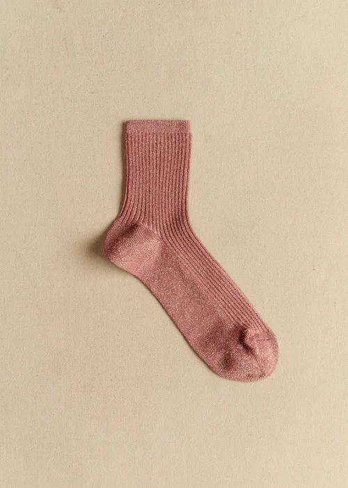 Chaussettes Lurex - Blush
