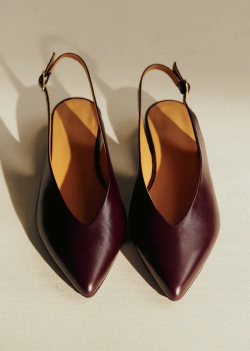 Ballerines Low Suzanne - Bordeaux Vintage