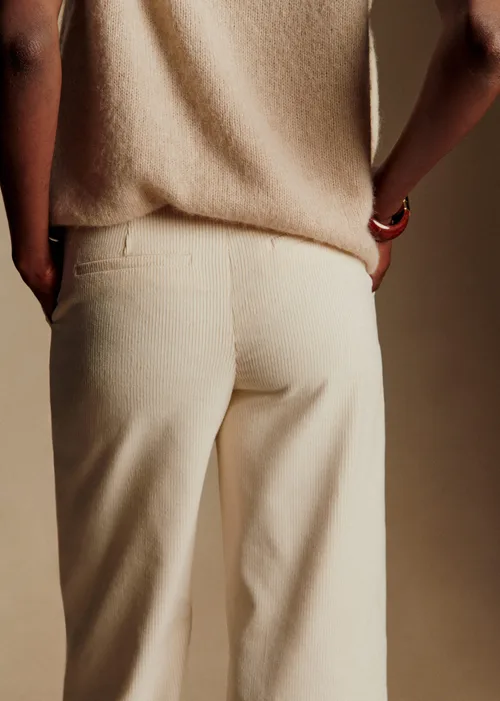 Pantalon Matheo - Velours Ecru — image 3