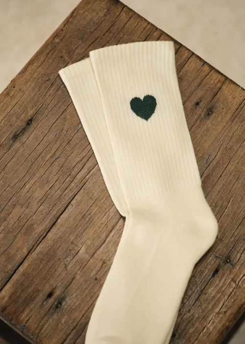Chaussettes Eli - Coeur Chamade Vert