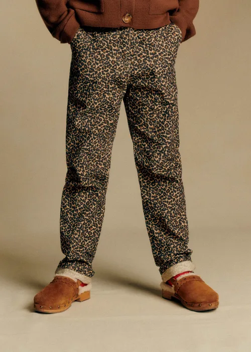 Pantalon Lison - Léopard Beige