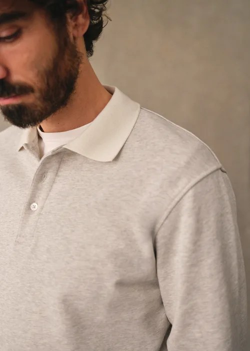Sweatshirt Navi - Gris Chiné — image 4