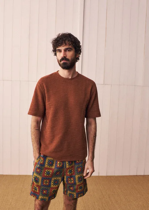 T-Shirt Mael - Rouille