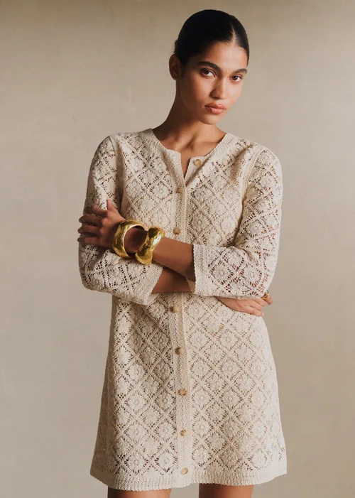 Robe ELISINA - Ecru