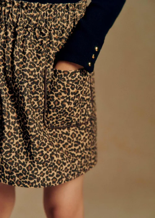 Jupe Capucine - Léopard Beige — image 4