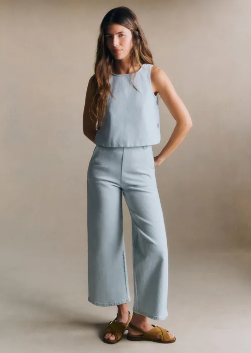 Pantalon Gilles - Rayures Denim
