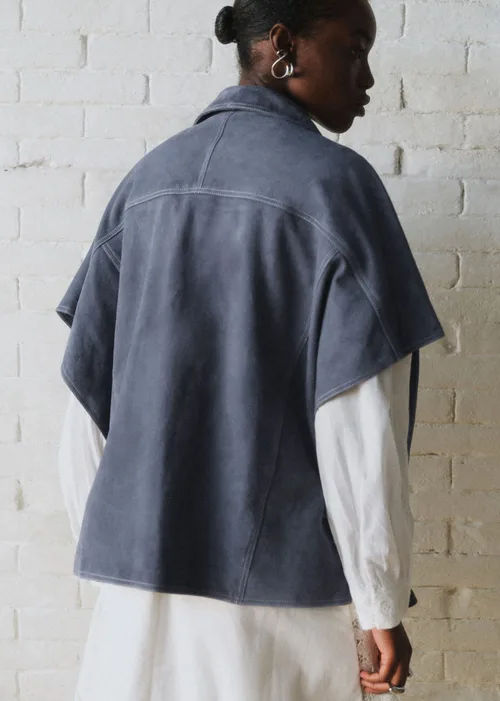 Veste Lecet - Sézane x SEA NY - Bleu Vintage Foncé — image 4